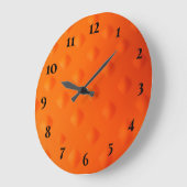 Orange modern große wanduhr (Winkel)