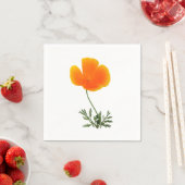 orange Mohnserviette Serviette (Beispiel)