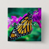 Orange Monarch Butterfly Entdecken Sie Script Mode Button (Vorderseite)