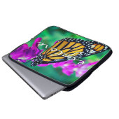 Orange Monarch Butterfly Entdecken Sie Script Mode Laptopschutzhülle (Vorne Knopf)