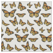Orange Monarch Butterfly Stoff (Muster)