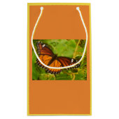 Orange Monarch Kleine Geschenktüte (Rückseite)