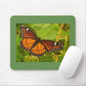Orange Monarch Mousepad (Mit Mouse)