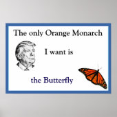 Orange Monarch Poster (Vorne)