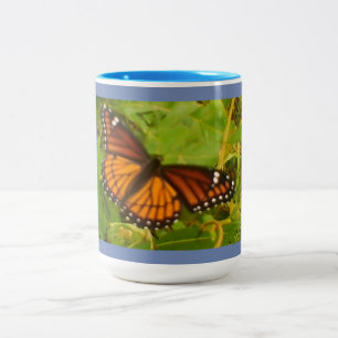 Orange Monarch Zweifarbige Tasse