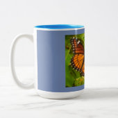 Orange Monarch Zweifarbige Tasse (Links)