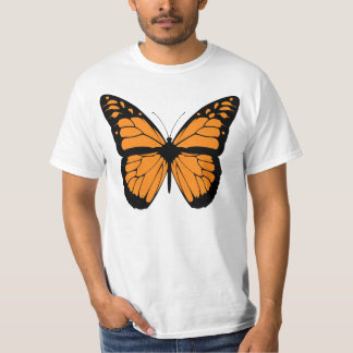 Orange Monarchfalter-Illustration T-Shirt