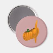 Orange Mondfisch Magnet (Vorderseite/Rückseite)