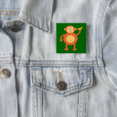 Orange Monkey Button (Beispiel)