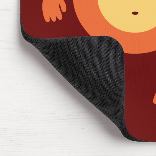 Orange Monkey Mousepad (Ecke)