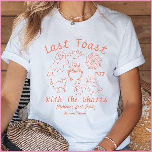 Orange monochrome Abschieds-Toast Summerween Jungg T-Shirt