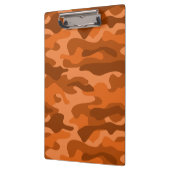 Orange-Monocolor-Camouflage Klemmbrett (Links)