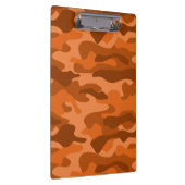 Orange-Monocolor-Camouflage Klemmbrett (Rechts)