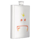 Orange Monster Face Flask Flachmann (Rechts)