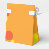 Orange Monster Face Geschenkboxen Geschenkschachtel (Rückseite)