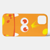 Orange Monster Face iPad Air Hüllen (Rückseite (Horizontal))