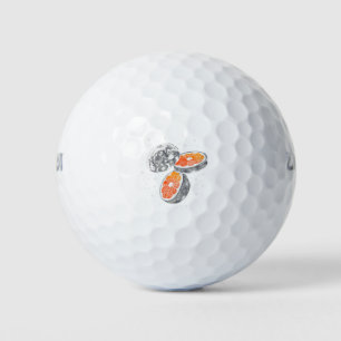 Orange Moon Golfball