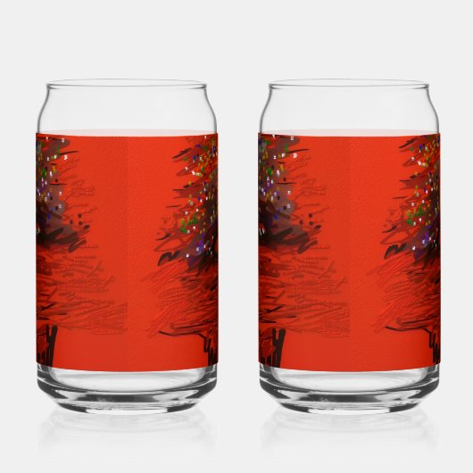 Orange Moon Landscape Dosenglas (Links)