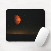 Orange Moon Mousepad (Mit Mouse)