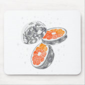 Orange Moon Mousepad (Vorne)