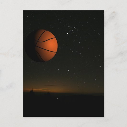 Orange Moon Postkarte (Vorderseite)