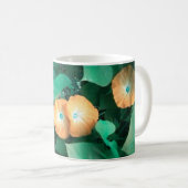 Orange Morning Glories Tasse (VorderseiteRechts)