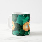 Orange Morning Glories Tasse (Vorderseite Links)