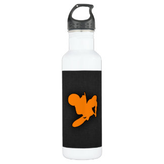 Orange Motocross Edelstahlflasche