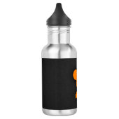 Orange Motocross Edelstahlflasche (Links)