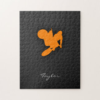 Orange Motocross Puzzle