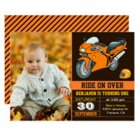 Einladungskarte Motorrad Der Biker Motorrad Geburtstag