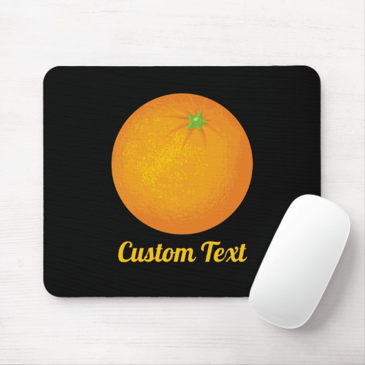 Orange Mousepad (Mit Mouse)