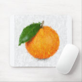 Orange Mousepad (Mit Mouse)