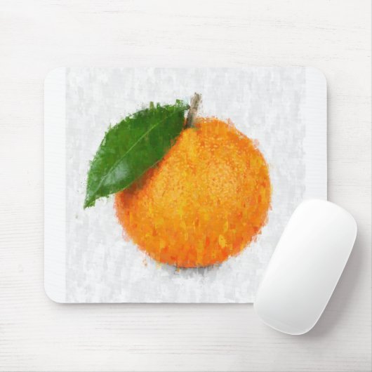 Orange Mousepad (Mit Mouse)