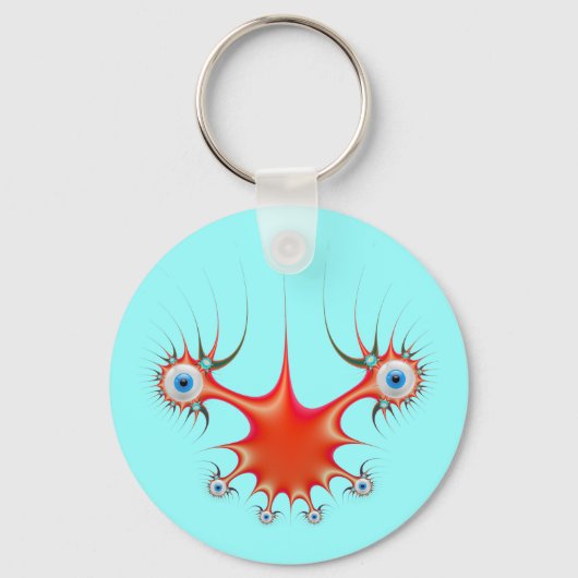 Orange Mu Schlüsselanhänger (Vorderseite)