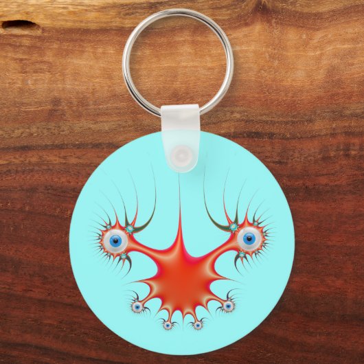 Orange Mu Schlüsselanhänger (Vorderseite)