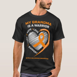 Orange Multiple Sklerose Awareness MS Warrio T-Shirt