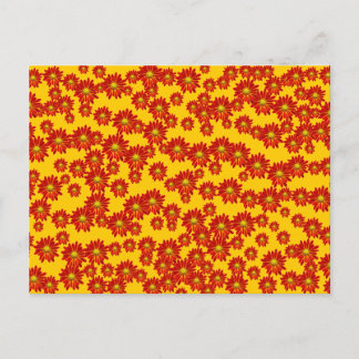 Orange Mums Postkarte