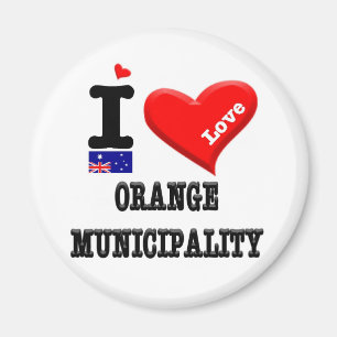 ORANGE MUNICIPALITY - I Liebe Magnet