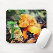 Orange Mushrooms Nature Mousepad (Mit Mouse)