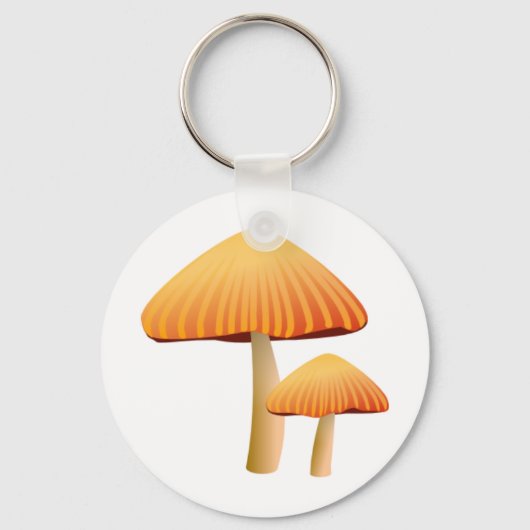 Orange Mushrooms Schlüsselanhänger (Vorderseite)