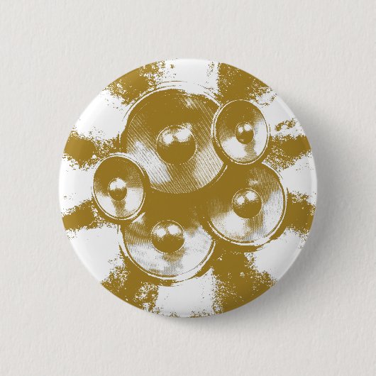 Orange Music Lautsprecher Button (Vorderseite)