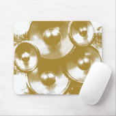 Orange Music Lautsprecher Mousepad (Mit Mouse)