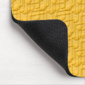 Orange Musiknoten Mousepad (Ecke)