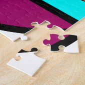 Orange Muskelkatze Puzzle (Seite)