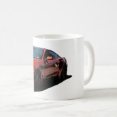 Orange Mustang S550 Kaffeetasse (VorderseiteRechts)