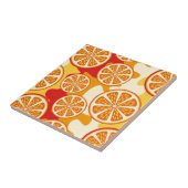 Orange Muster Fliese (Seite)