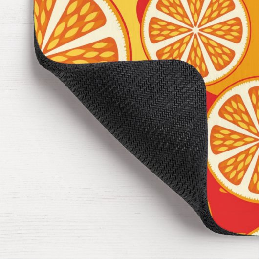 Orange Muster Mousepad (Ecke)