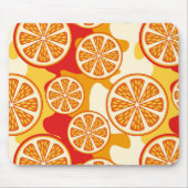 Orange Muster Mousepad (Vorne)
