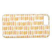 Orange Muster Phone Case (Rückseite (Horizontal))